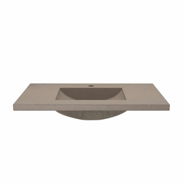 Palomar, Concrete Vanity Top with Integrated Sink