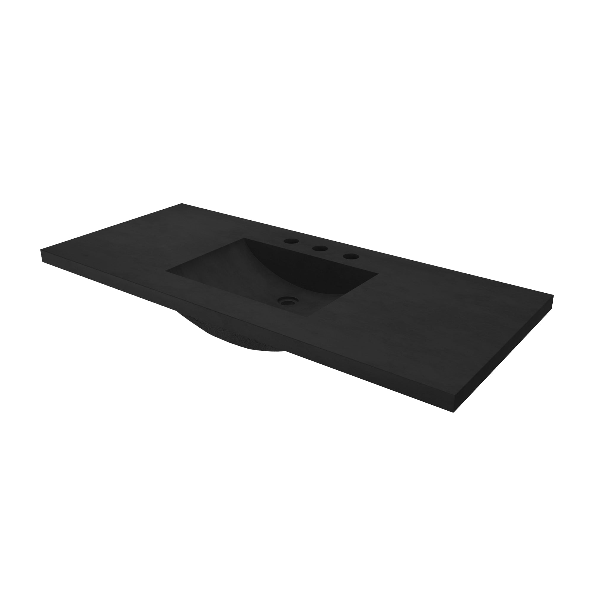 Native Trails 48" Palomar ADA Vanity Top with Integral Sink in Charcoal, 8" Widespread Cutout, NSVNT48-C