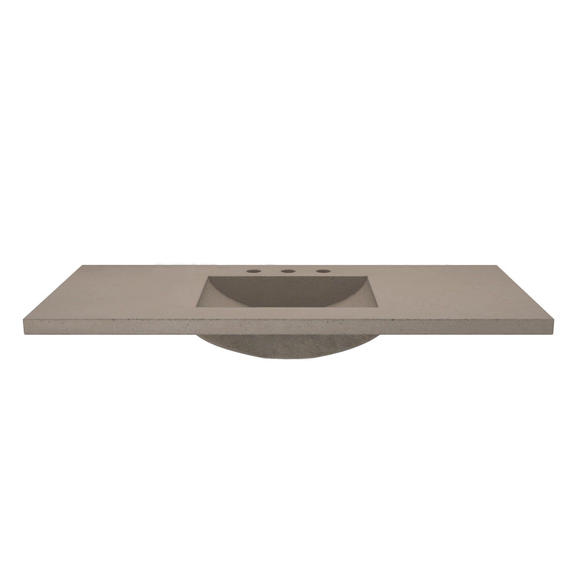 Alternate Image for Native Trails 48" NativeStone Palomar Vanity Top with Integral Sink in Earth - 8" Widespread Cutout, NSVNT48-E