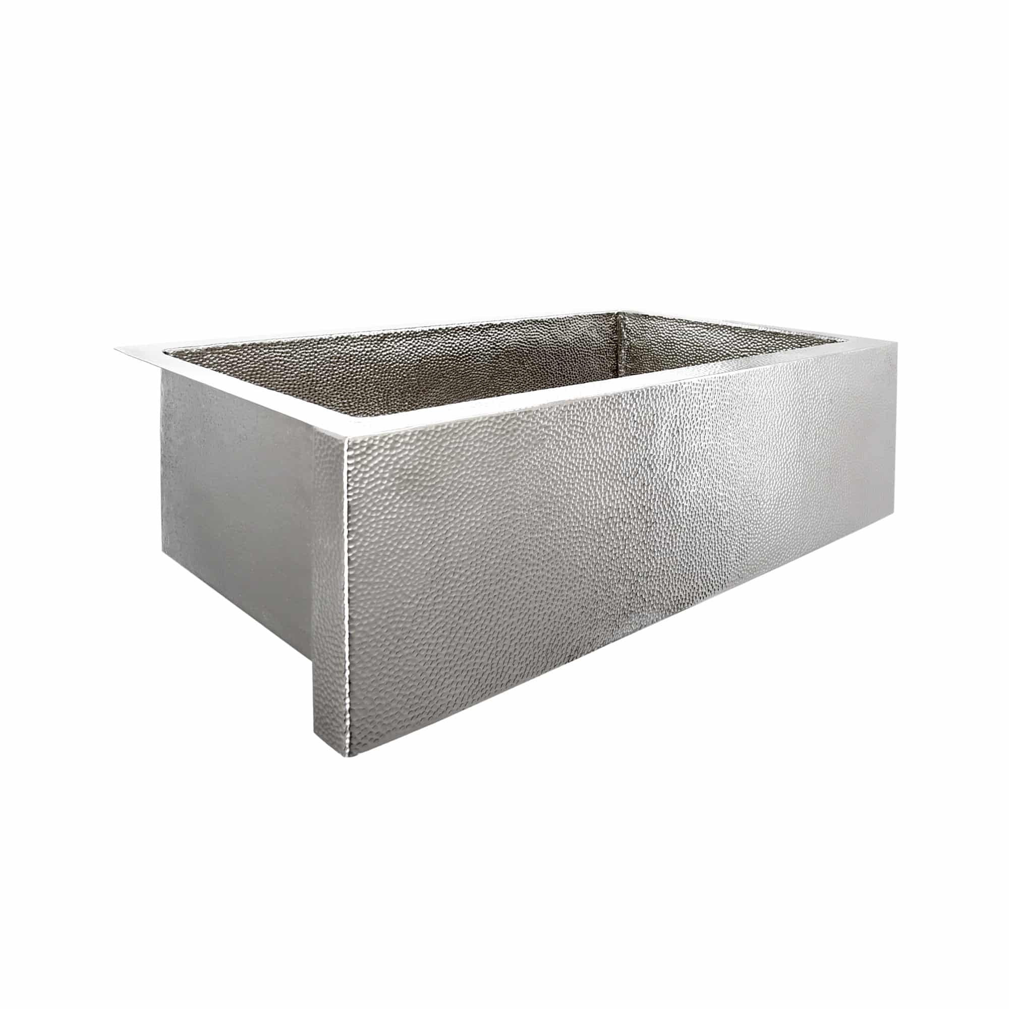 Native Trails Pinnacle 33" Copper Farmhouse Sink, Polished Nickel, CPK892