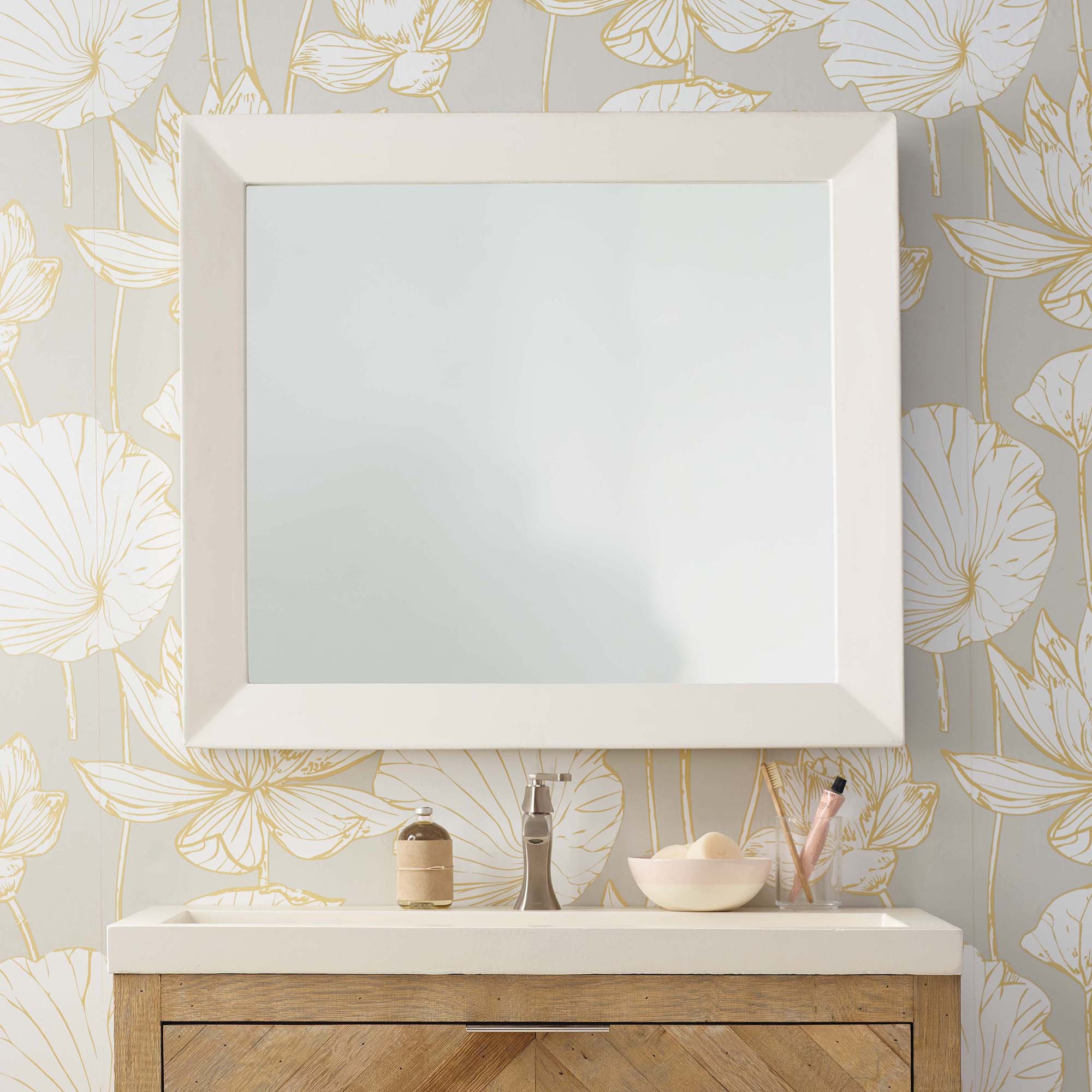 Alternate Image for Native Trails NativeStone Portola Large Mirror in Pearl, NSMR3430-P