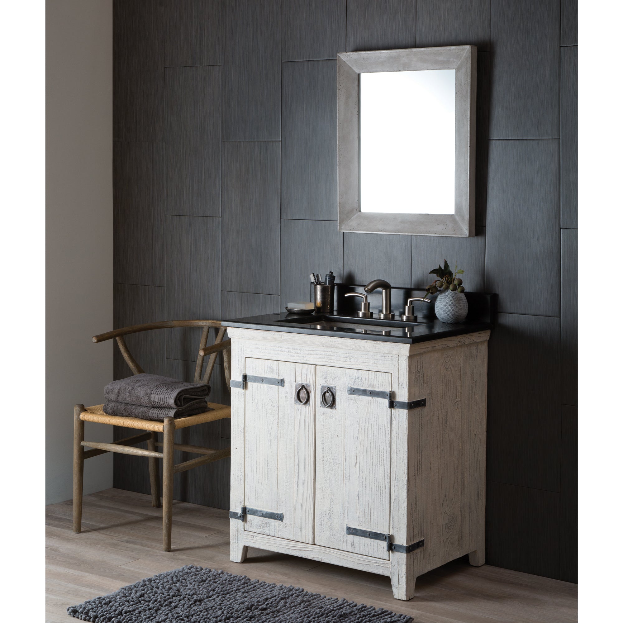 Native Trails NativeStone Portola Small Mirror in Ash, NSMR2622-A