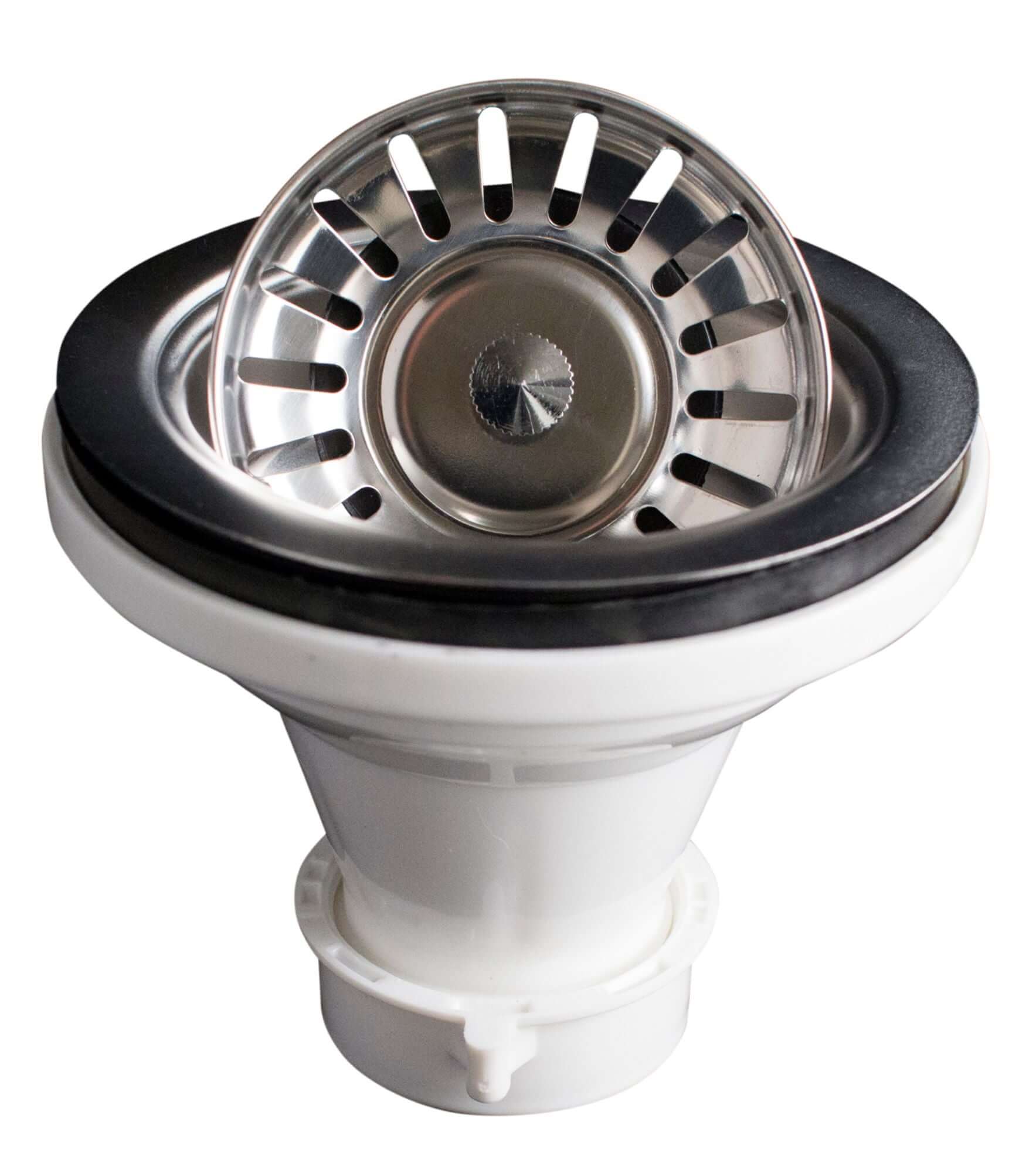 Alternate Image for Karran 34" Quartz Composite Farmhouse Sink, White, QA-740-WH-PK1