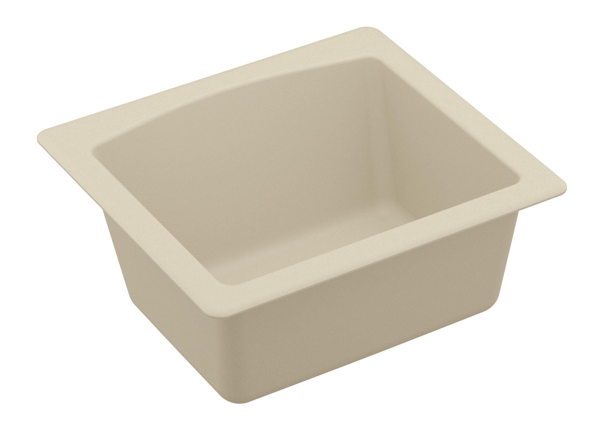 Alternate Image for Karran 18" Quartz Bar/Prep Sink, Bisque, QX-680-BI