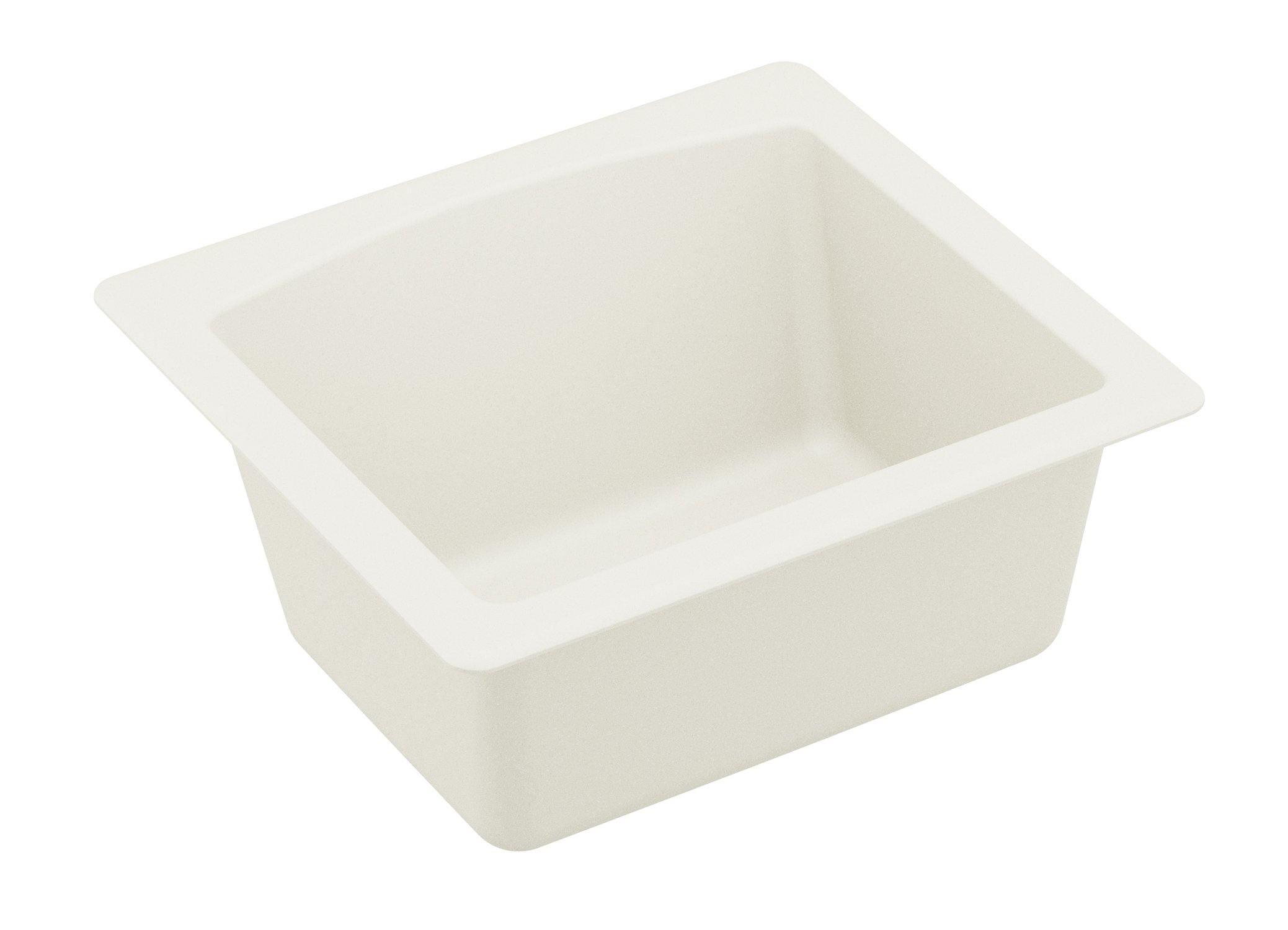 Alternate Image for Karran 18" Quartz Bar/Prep Sink, White, QX-680-WH