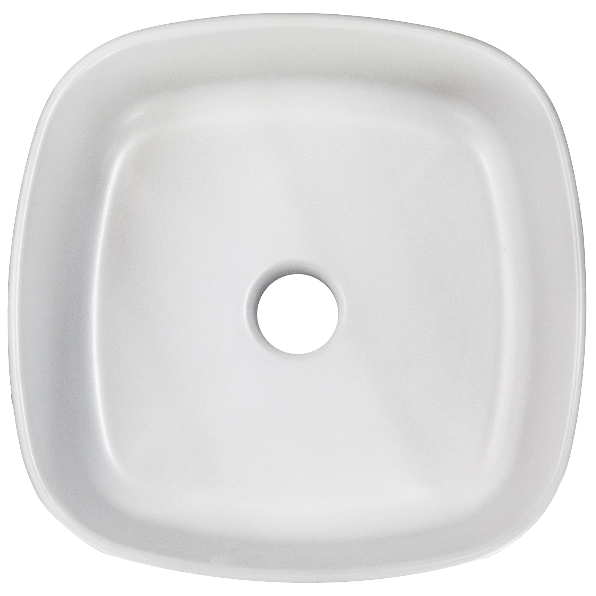 Alternate Image for Nantucket Sinks Regatta 15.75" x 15.75" Square Fireclay Bathroom Vessel Sink with Accessories, Matte White, RC4033MW