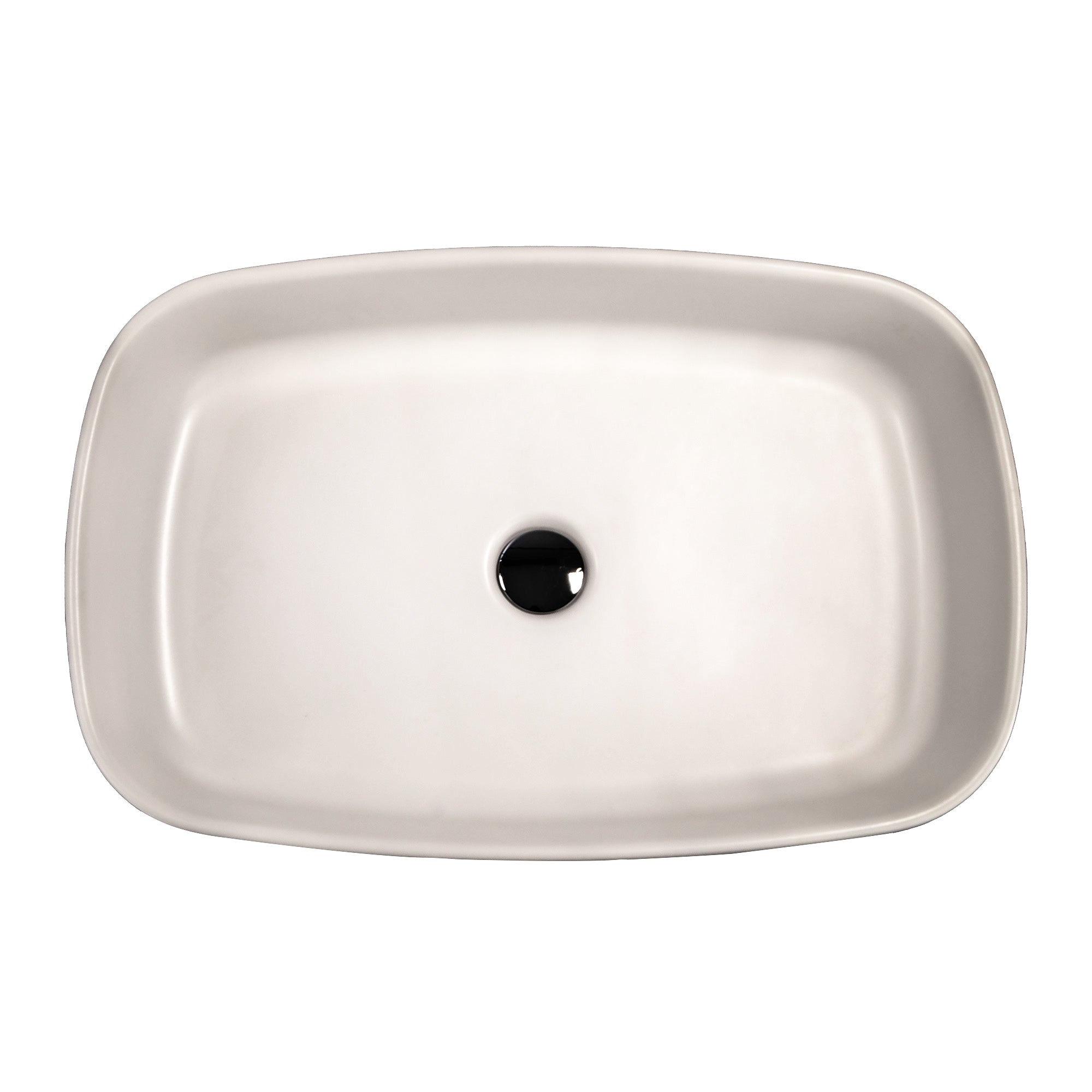 Main Image for Nantucket Sinks Regatta 24" x 15.75" Rectangular Fireclay Bathroom Vessel Sink with Accessories, Matte White, RC6044MW