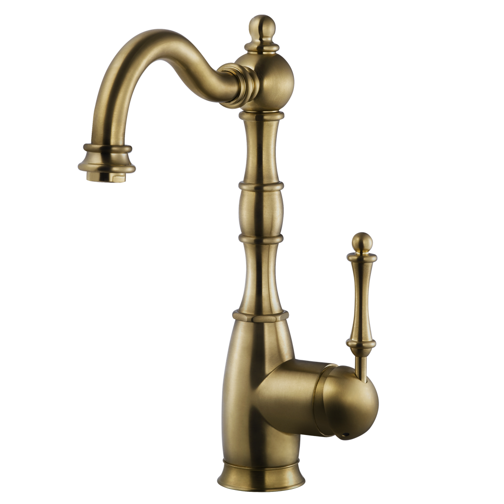 Alternate Image for Houzer Regal Solid Brass Bar Faucet Antique Brass, REGBA-160-AB