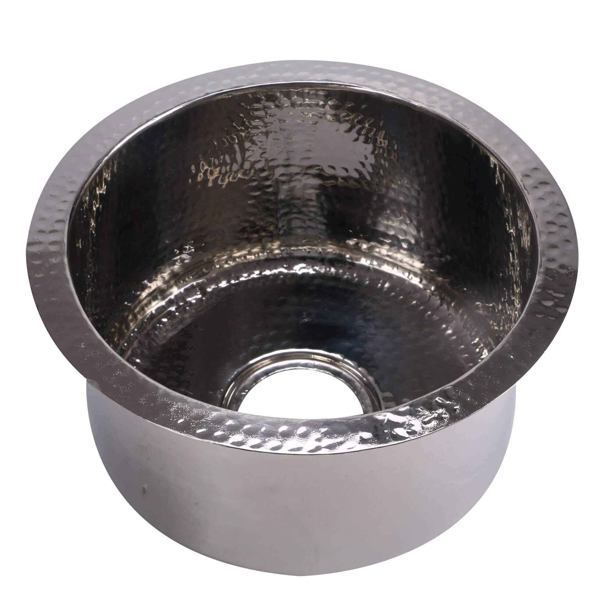 Alternate Image for Nantucket Sinks Brightwork Home 15" Round Stainless Steel Bar/Kitchen Sink, 18 Gauge, RS15-SS