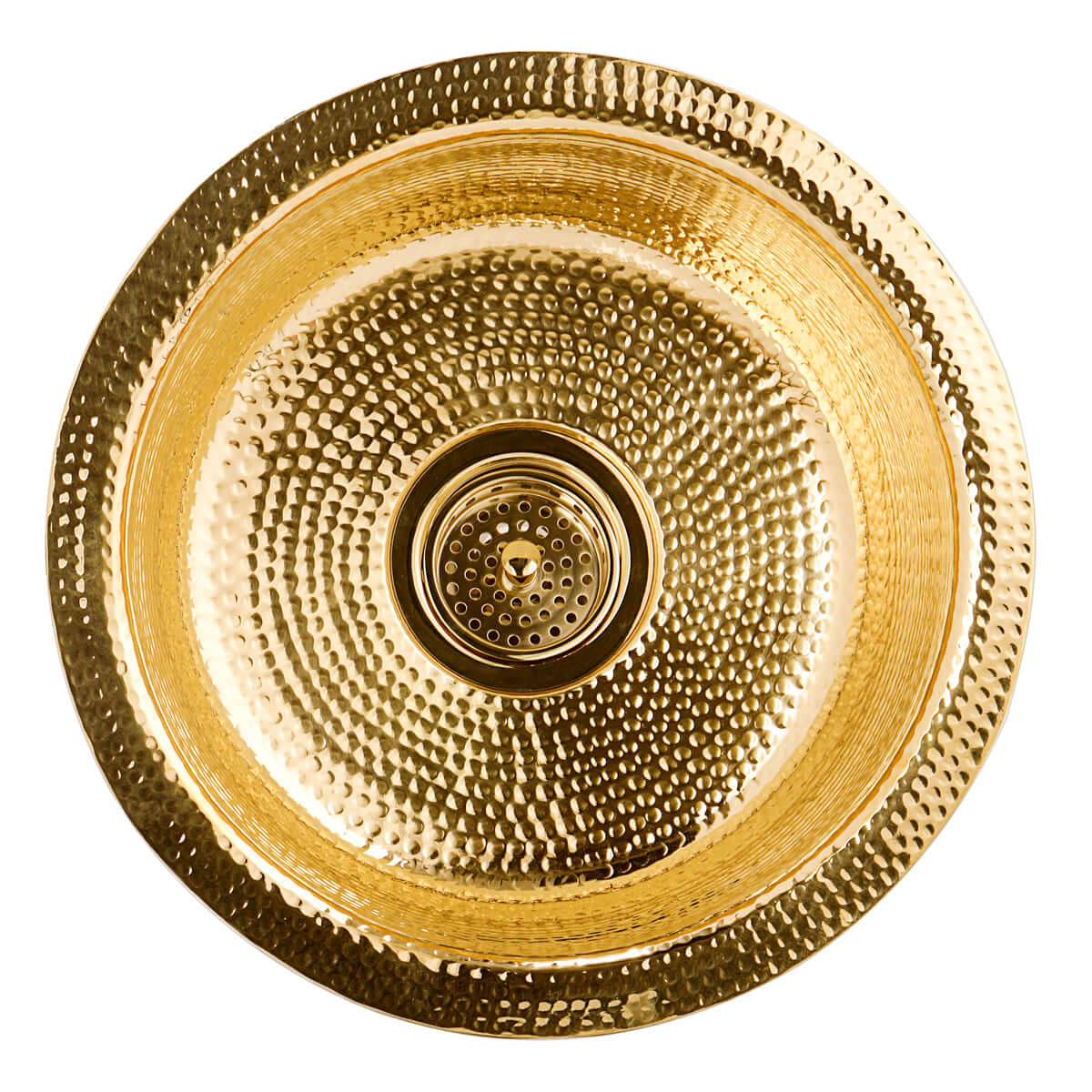 Alternate Image for Nantucket Sinks Brightwork Home 15" Round Brass Bar/Kitchen Sink, RS15-UB