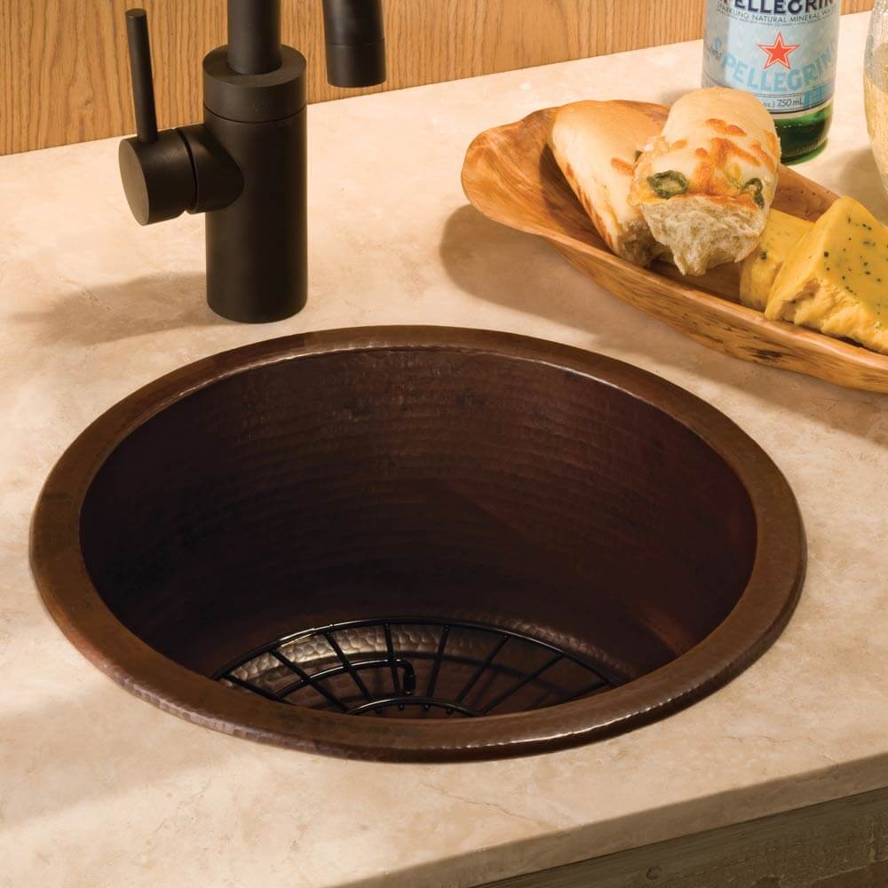 Alternate Image for Native Trails Redondo Chico 15" Copper Bar/Prep Sink, Antique Copper, CPS260