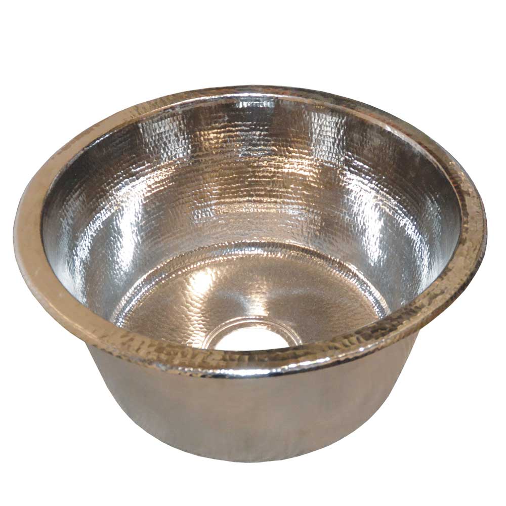 Native Trails Redondo Grande 18" Nickel Bar/Prep Sink, Polished Nickel, CPS851