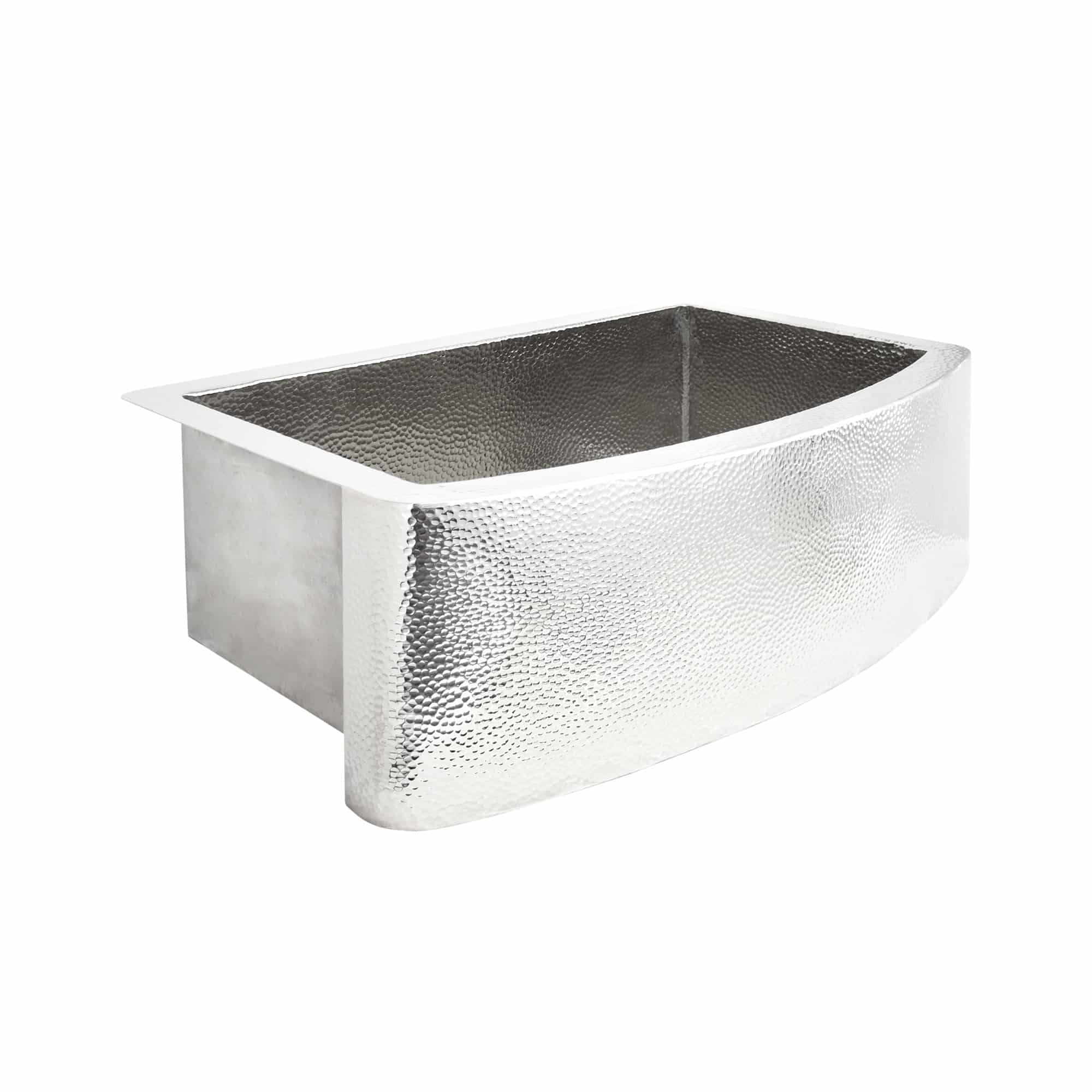 Native Trails Rhapsody 33" Copper Farmhouse Sink, Polished Nickel, CPK895