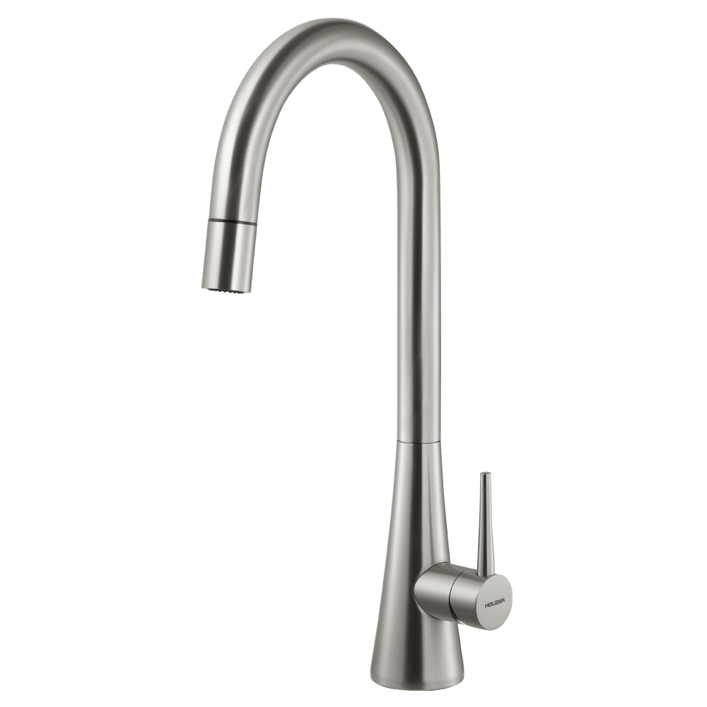 Alternate Image for Houzer Soma Pull Down Kitchen Faucet Brushed Nickel, SOMPD-669-BN