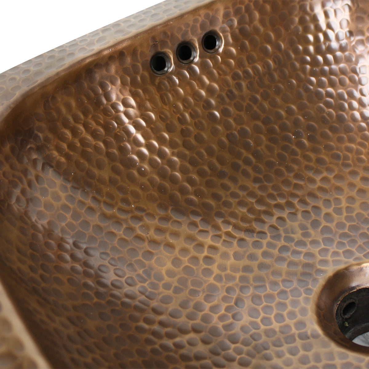 Alternate Image for Nantucket Sinks Brightwork Home 16" Copper Bathroom Sink, Light Copper, SQRC-OF