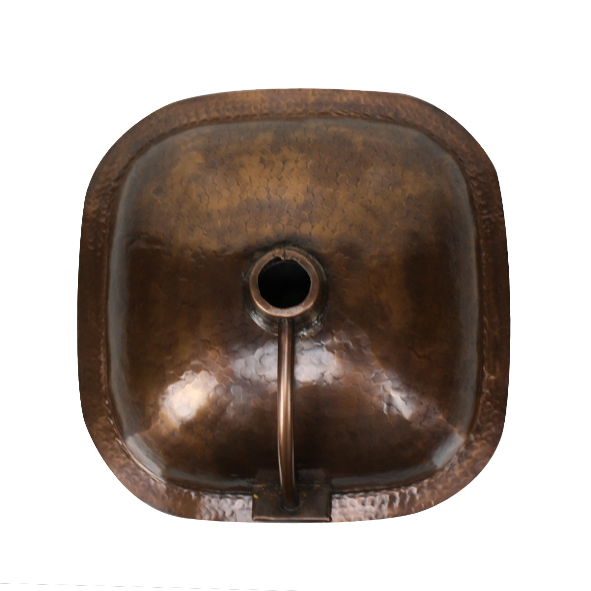 Alternate Image for Nantucket Sinks Brightwork Home 16" Copper Bathroom Sink, Light Copper, SQRC-OF