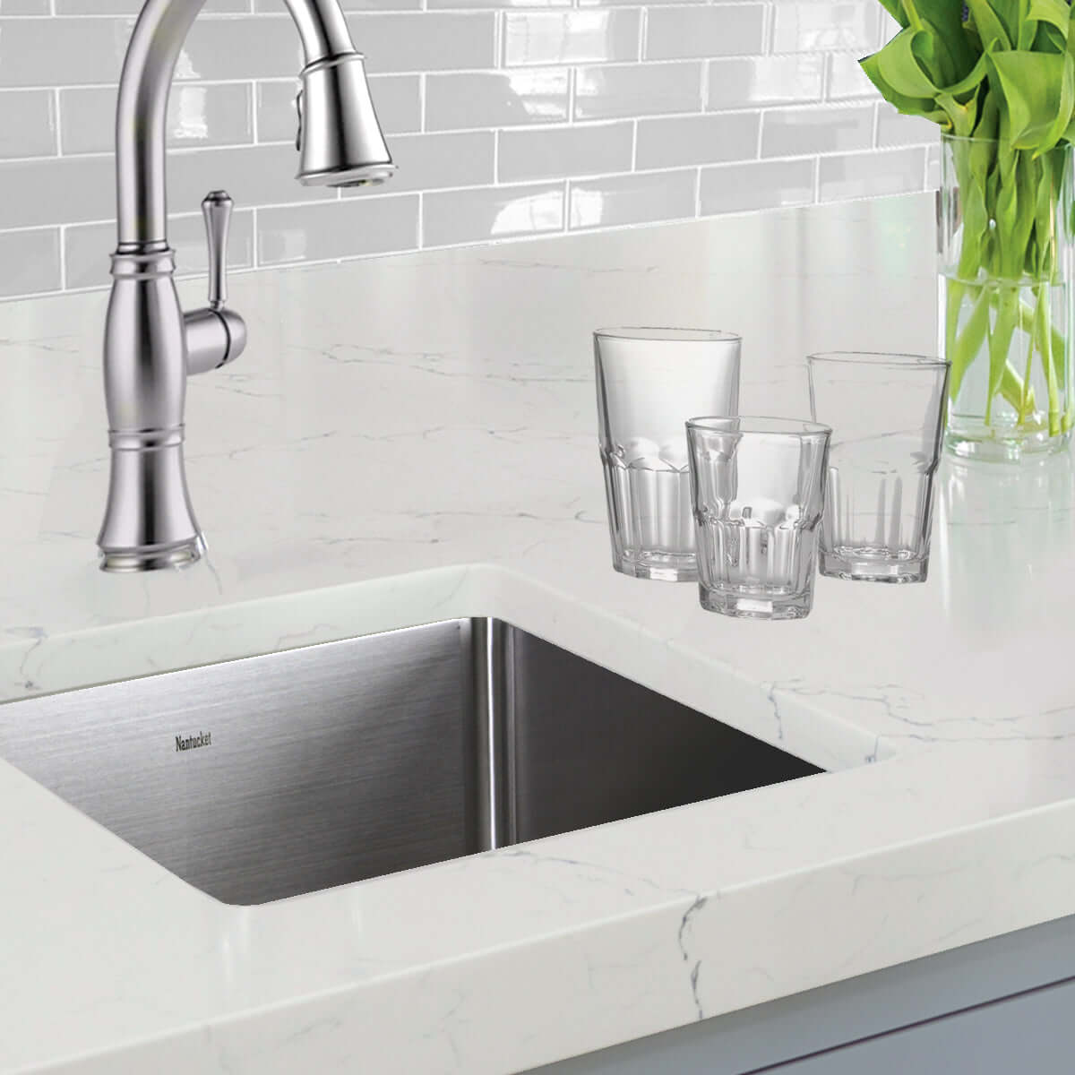 Alternate Image for Nantucket Sinks Pro Series 15" Stainless Steel Bar Sink, SR1515