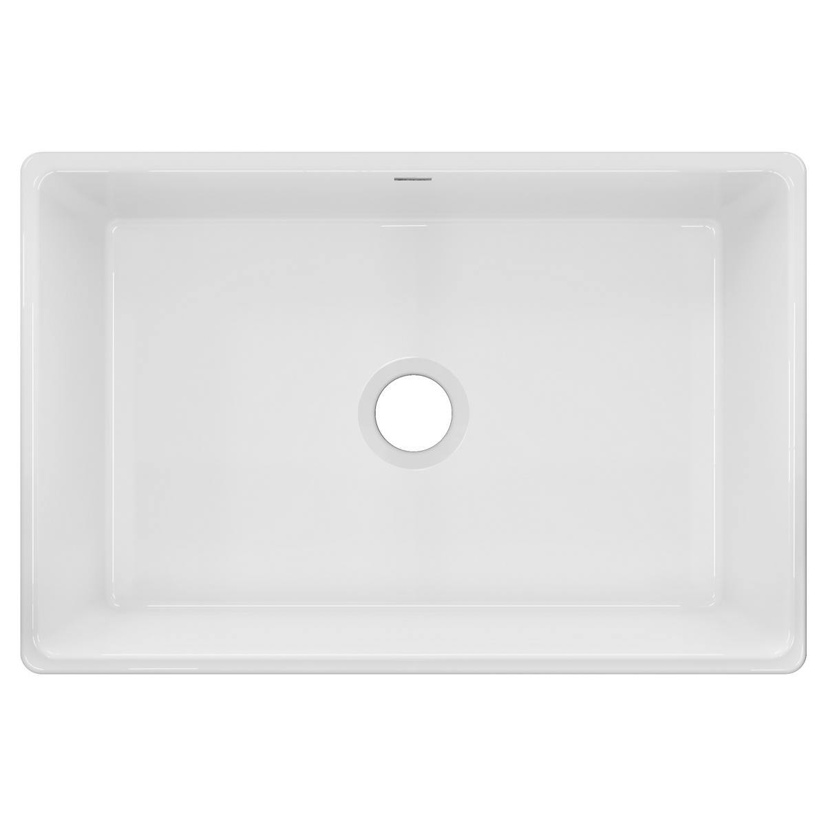 Alternate Image for Elkay 30" Fireclay Farmhouse Kitchen Sink, White, SWUF28179WH