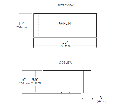 Alternate Image for Native Trails 30" Nickel Farmhouse Sink, Brushed Nickel, CPK594