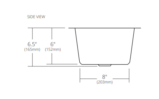 Alternate Image for Native Trails Rincon 13" Nickel Bar/Prep Sink, Brushed Nickel, CPS547