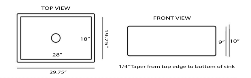 Alternate Image for Nantucket Sinks Vineyard 30" Fireclay Farmhouse Sink, White, FCFS3020S-Filigree