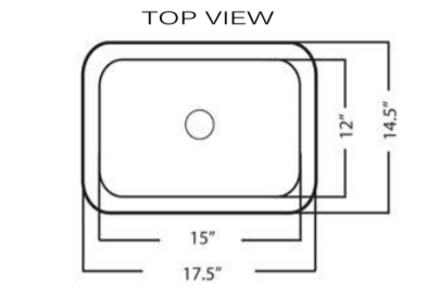 Alternate Image for Nantucket Sinks Brightwork Home 18" Brass Bar Sink, REB