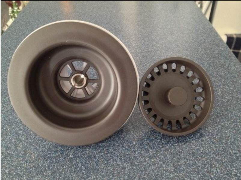 Alternate Image for Houzer 3.5" Plastic Basket Strainer, Bronze, 190-9264