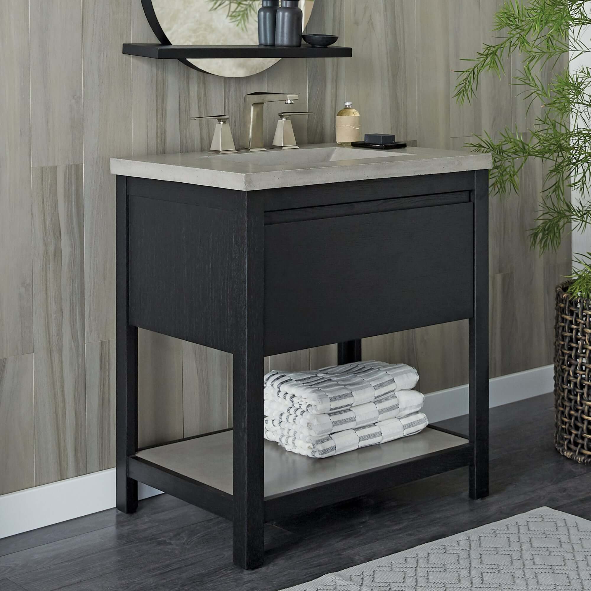 Alternate Image for Native Trails 30" NativeStone Palomar Vanity Top with Integral Sink in Ash - Single Faucet Cutout, NSVNT30-A1