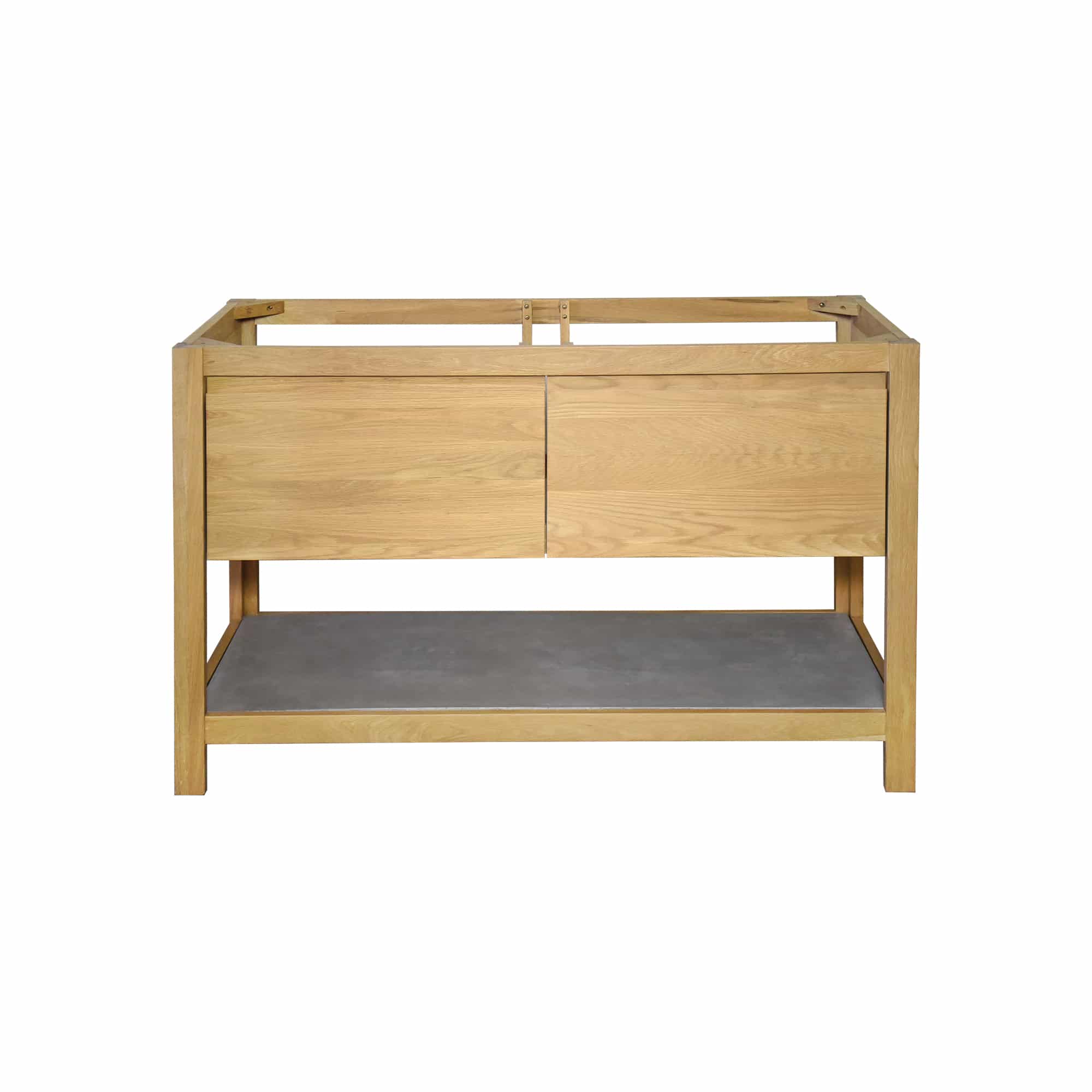 Native Trails 48" Solace Vanity Base in Sunrise Oak with Ash Shelf, VNO481-A