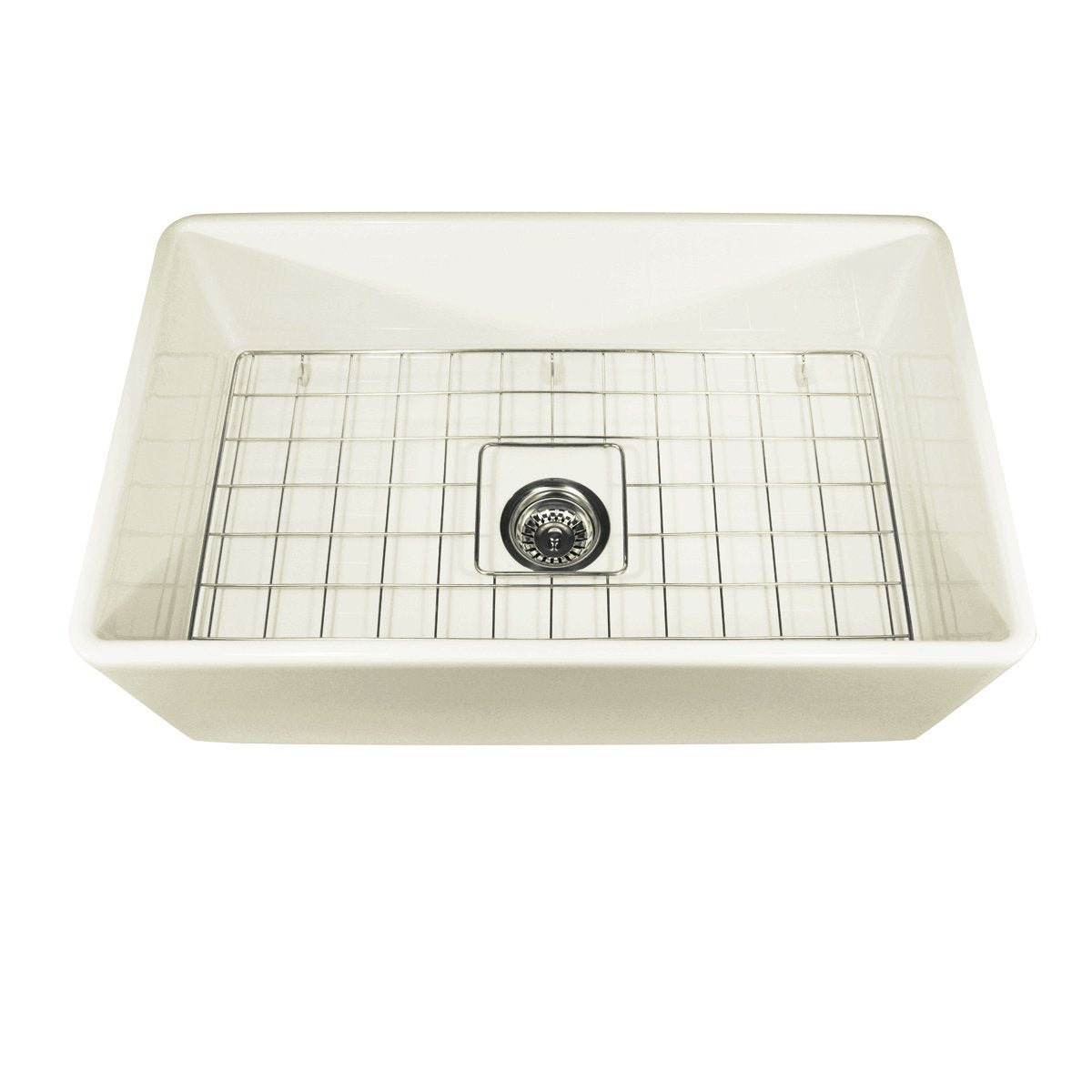 Alternate Image for Nantucket Sinks Cape 30" Fireclay Farmhouse Sink, Bisque, FCFS30B