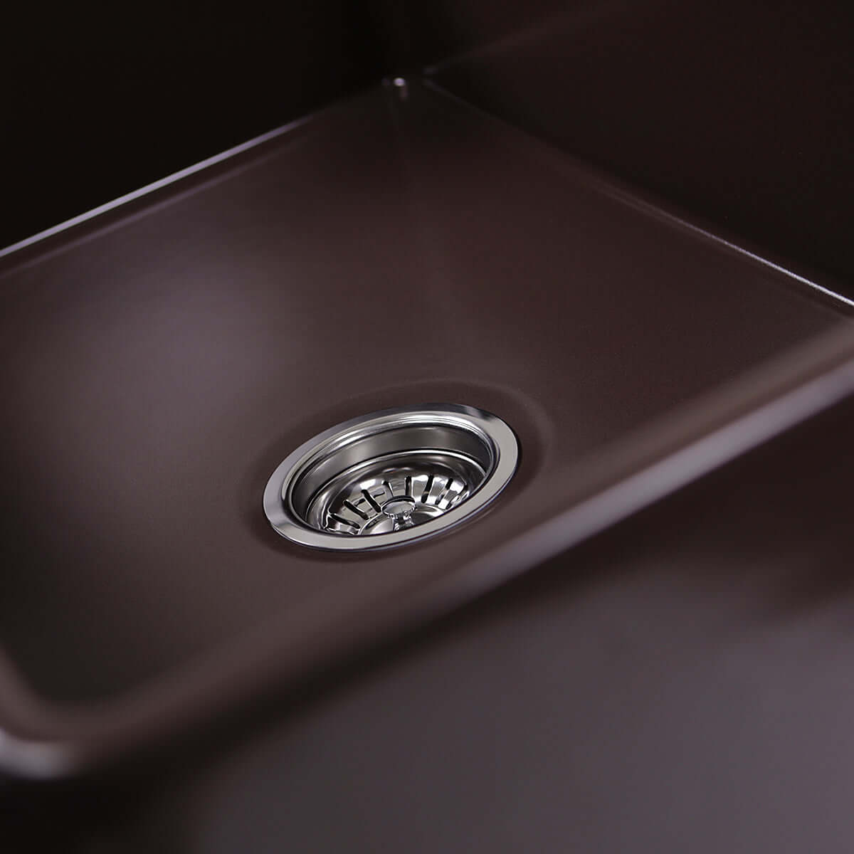 Alternate Image for Nantucket Sinks Cape 30" Fireclay Farmhouse Sink, Coffee Brown, T-FCFS30CB