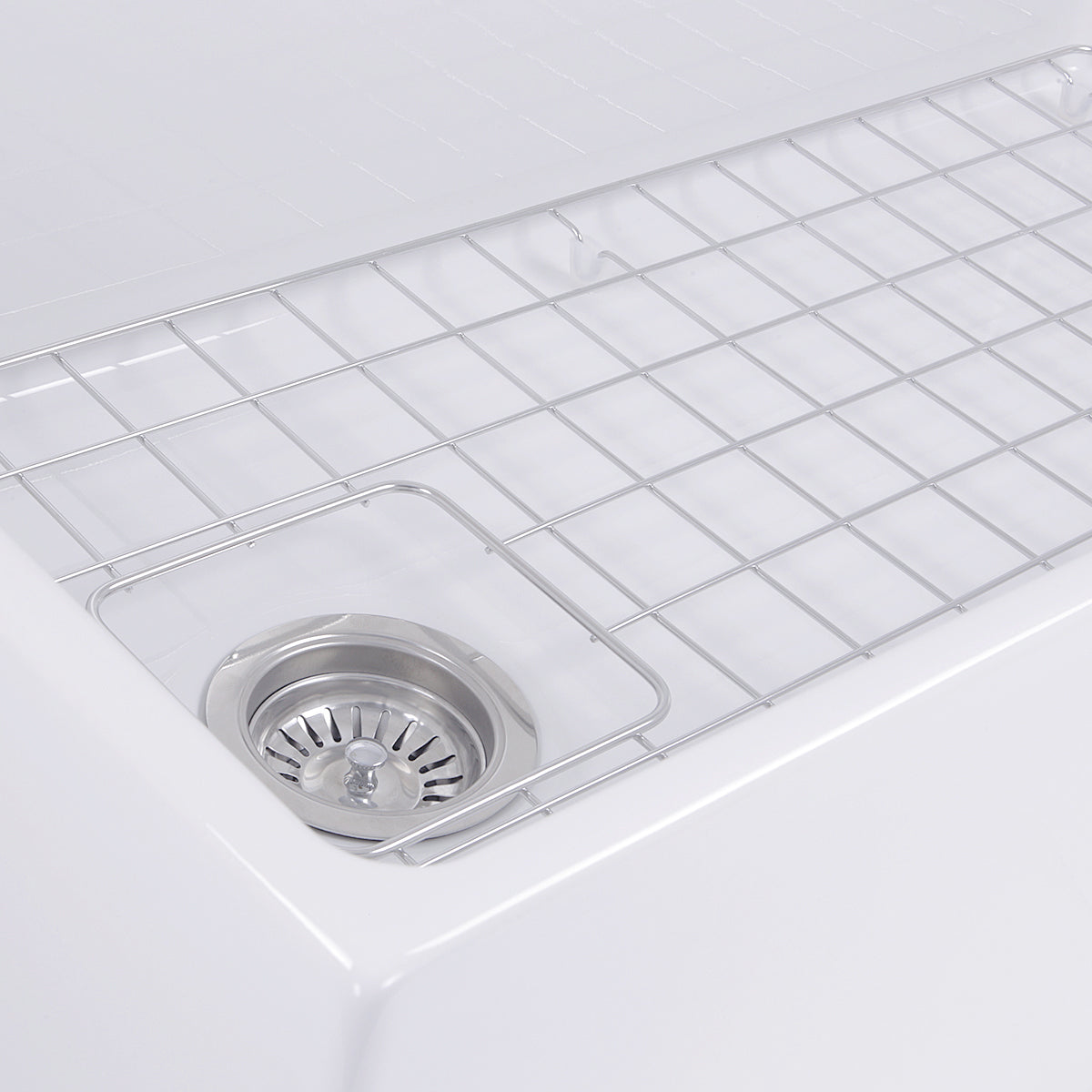 Nantucket Sinks Cape 36" Fireclay Farmhouse Sink, White, T-FCFS36 - The Sink Boutique