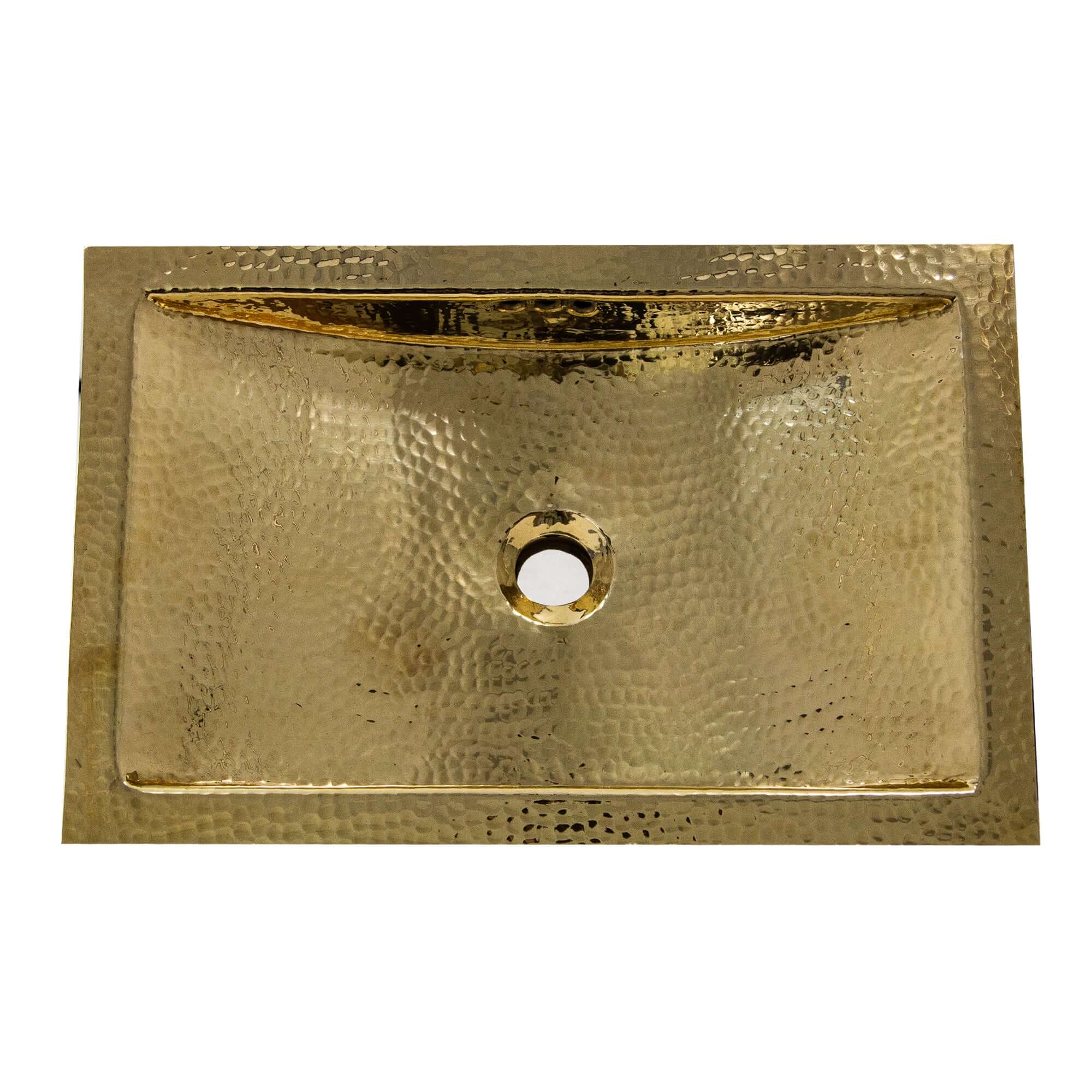 Alternate Image for Nantucket Sinks Brightwork Home 20" Brass Bathroom Sink, TRB-OF