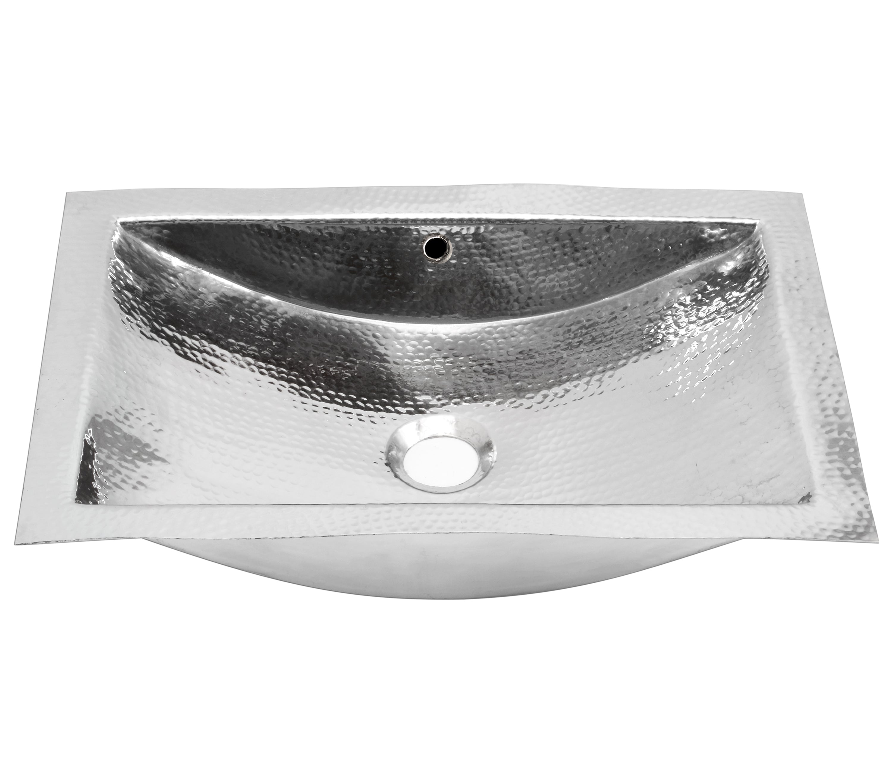 Nantucket Sinks Brightwork Home 20" Rectangle Undermount Stainless Steel Bathroom Sink, Silver, 18 Gauge, TRS-OF - The Sink Boutique