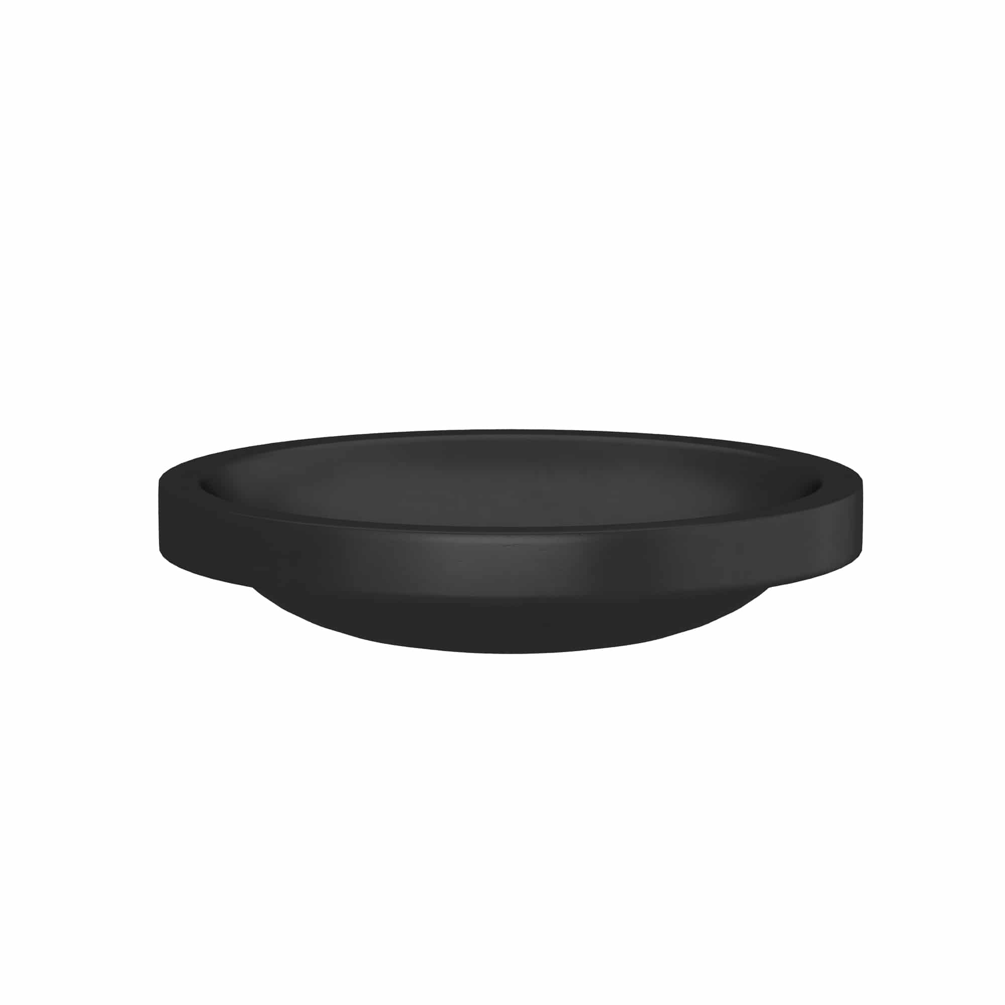 Alternate Image for Native Trails Tolosa 19" x 16" Oval NativeStone Concrete ADA Bathroom Sink, Charcoal, NSL1916-C