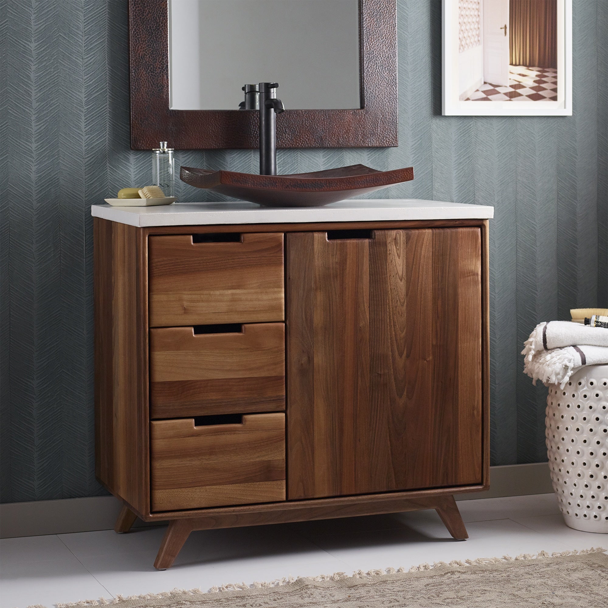 Native Trails Topanga 36" Freestanding Vanity Base, VNA361