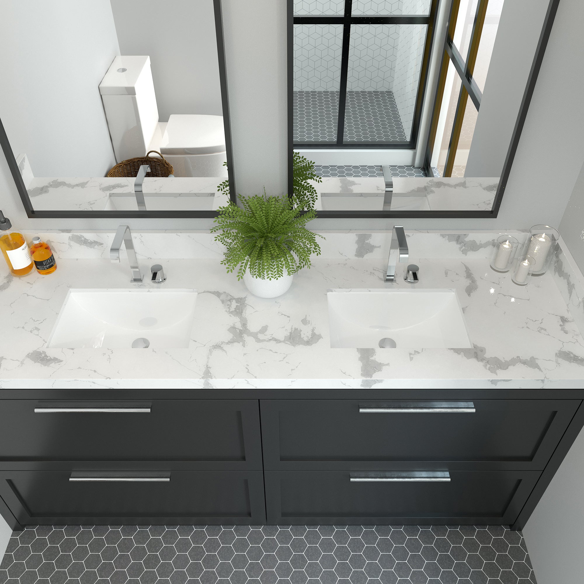 Alternate Image for Nantucket Sinks Great Point 17" Rectangle Undermount Ceramic - Vitreous China Bathroom Sink, White, UM-159-W
