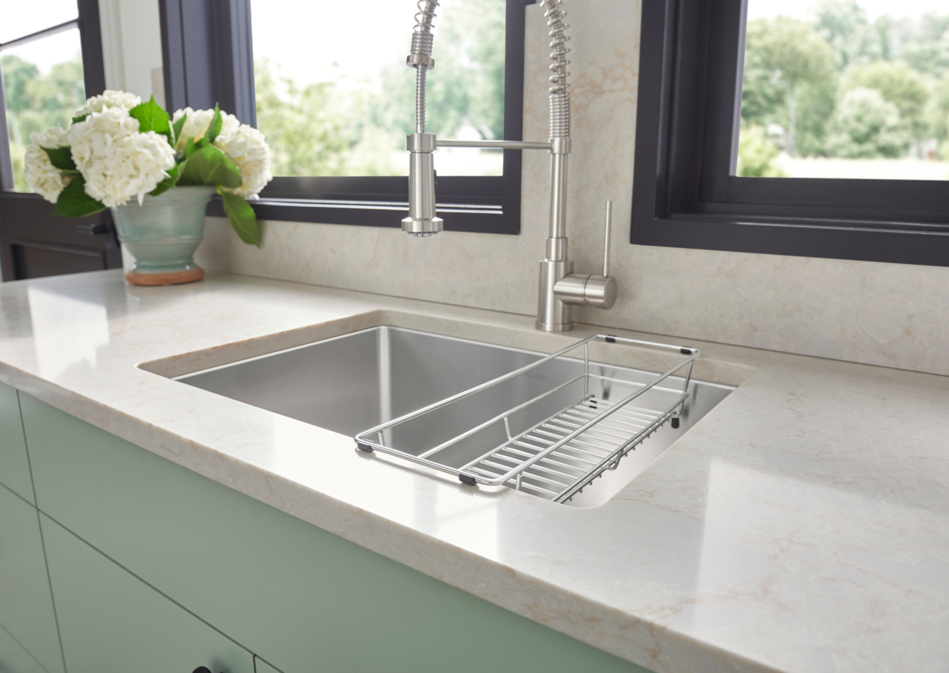 Alternate Image for Blanco Stainless Steel Basket (Liven & Quatrus Laundry), 234771