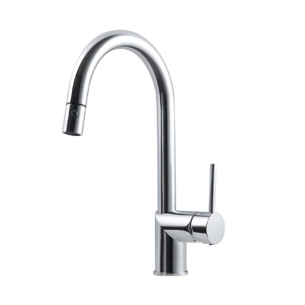 Alternate Image for Houzer Vitale Pull Down Kitchen Faucet with CeraDox Technology Polished Chrome, VITPD-668-PC