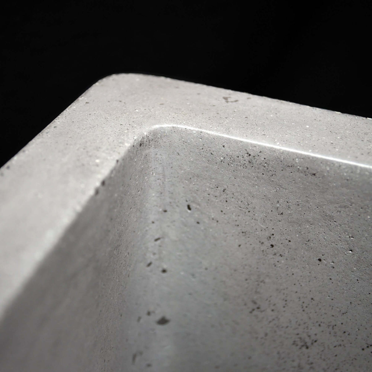 Alternate Image for Native Trails Ventana 15" NativeStone Concrete Farmhouse Sink, Ash, NSB1515-A