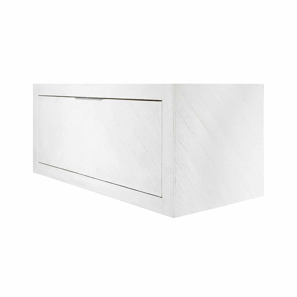 Native Trails 36" Vintner's Floating Wall Mount Vanity Base with Drawer in Blanc, VNW200