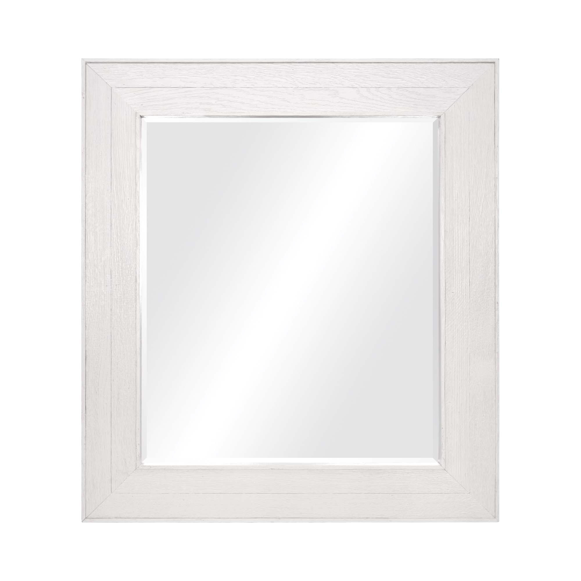 Native Trails Vintner's 29" x 33" Mirror in Blanc, Reclaimed Wood, MR130