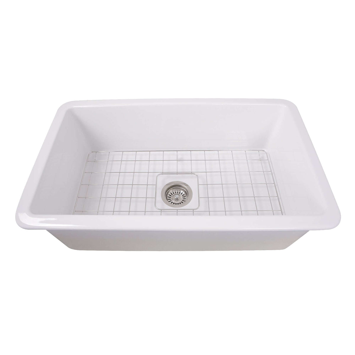Alternate Image for Nantucket Sinks Cape 32" Fireclay Kitchen Sink, White, Wellfleet-3218W