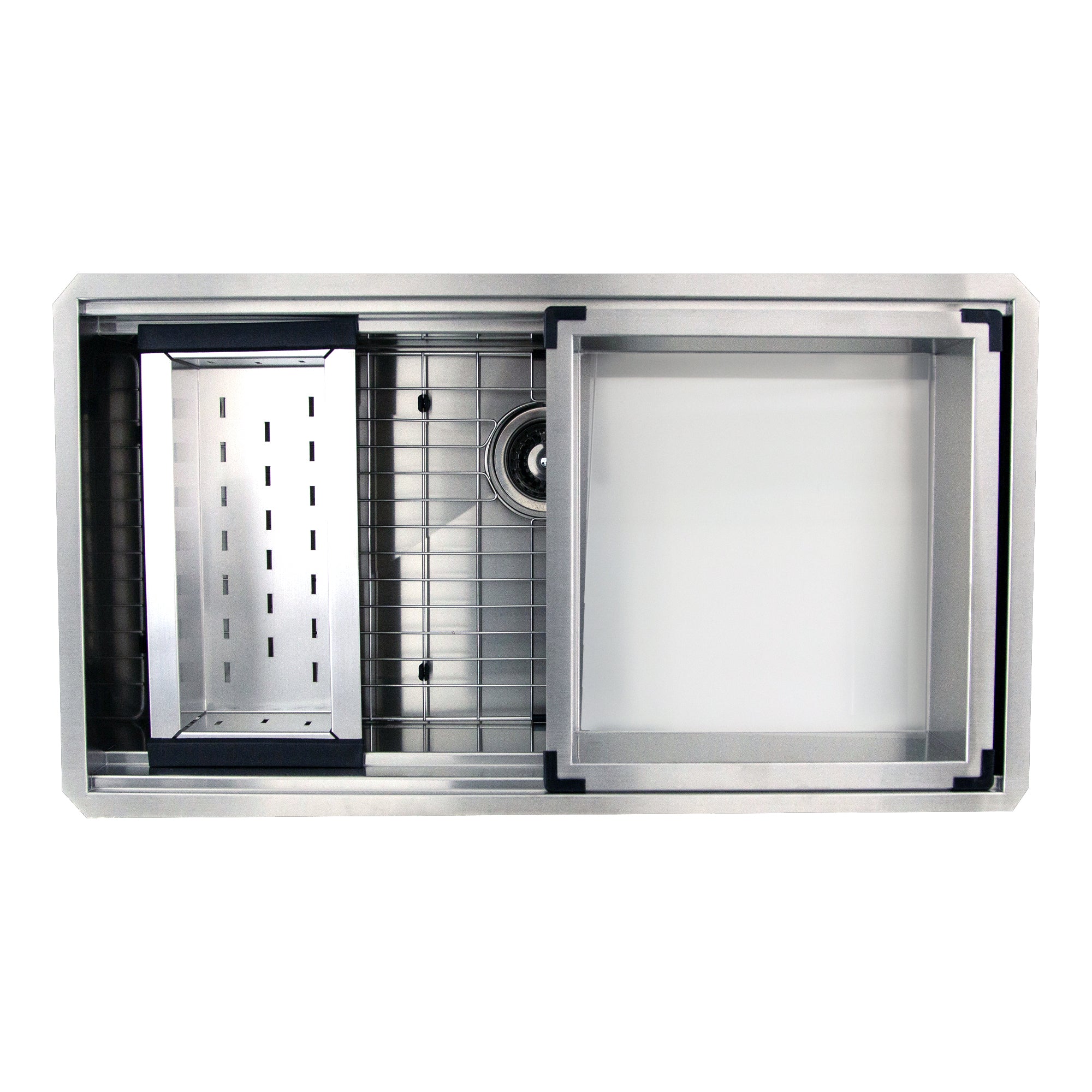 Nantucket Sinks Pro Series 36" Stainless Steel Kitchen Sink, ZR-PS-3620-16 - The Sink Boutique