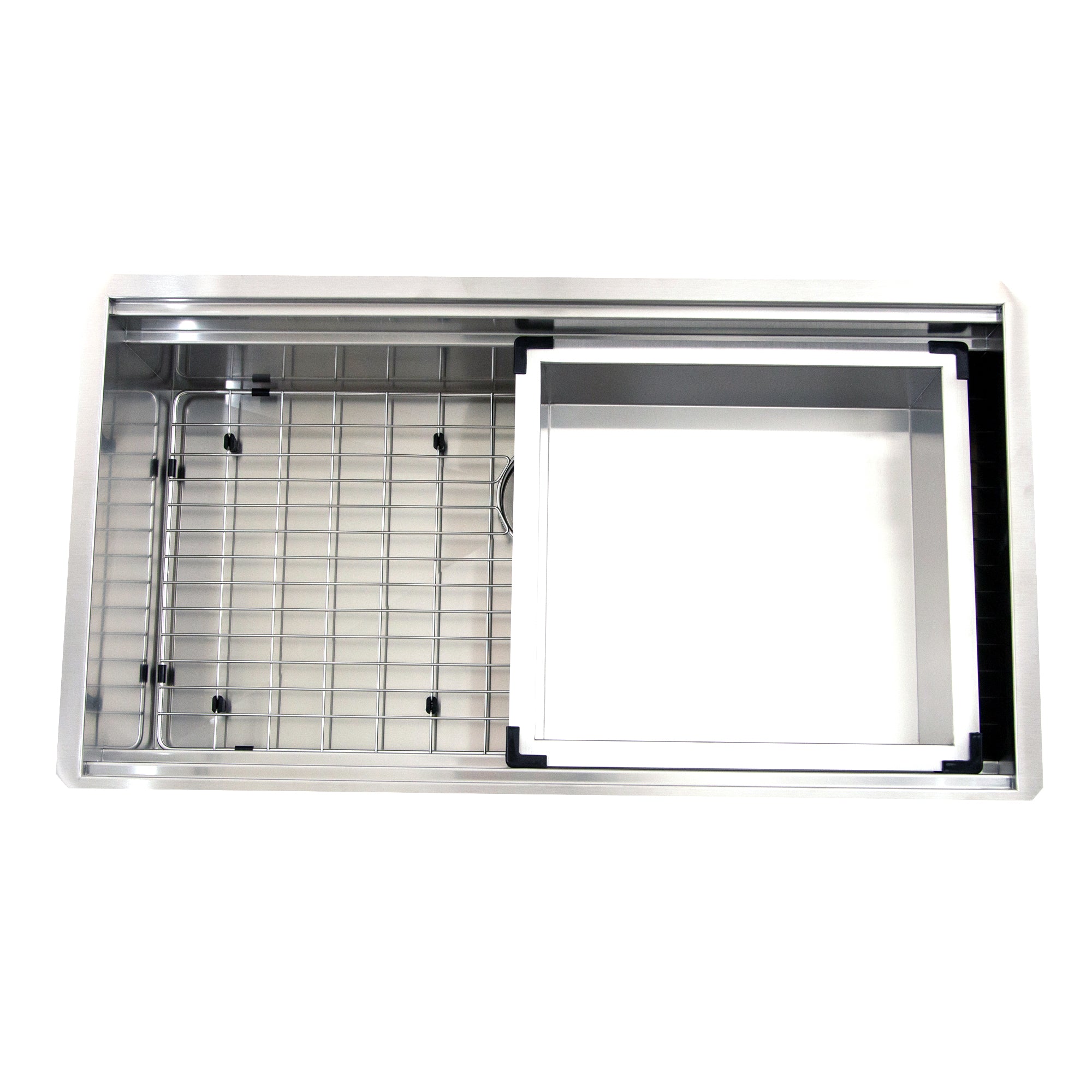 Alternate Image for Nantucket Sinks Pro Series 36" Stainless Steel Kitchen Sink, 16 Gauge, ZR-PS-3620-16