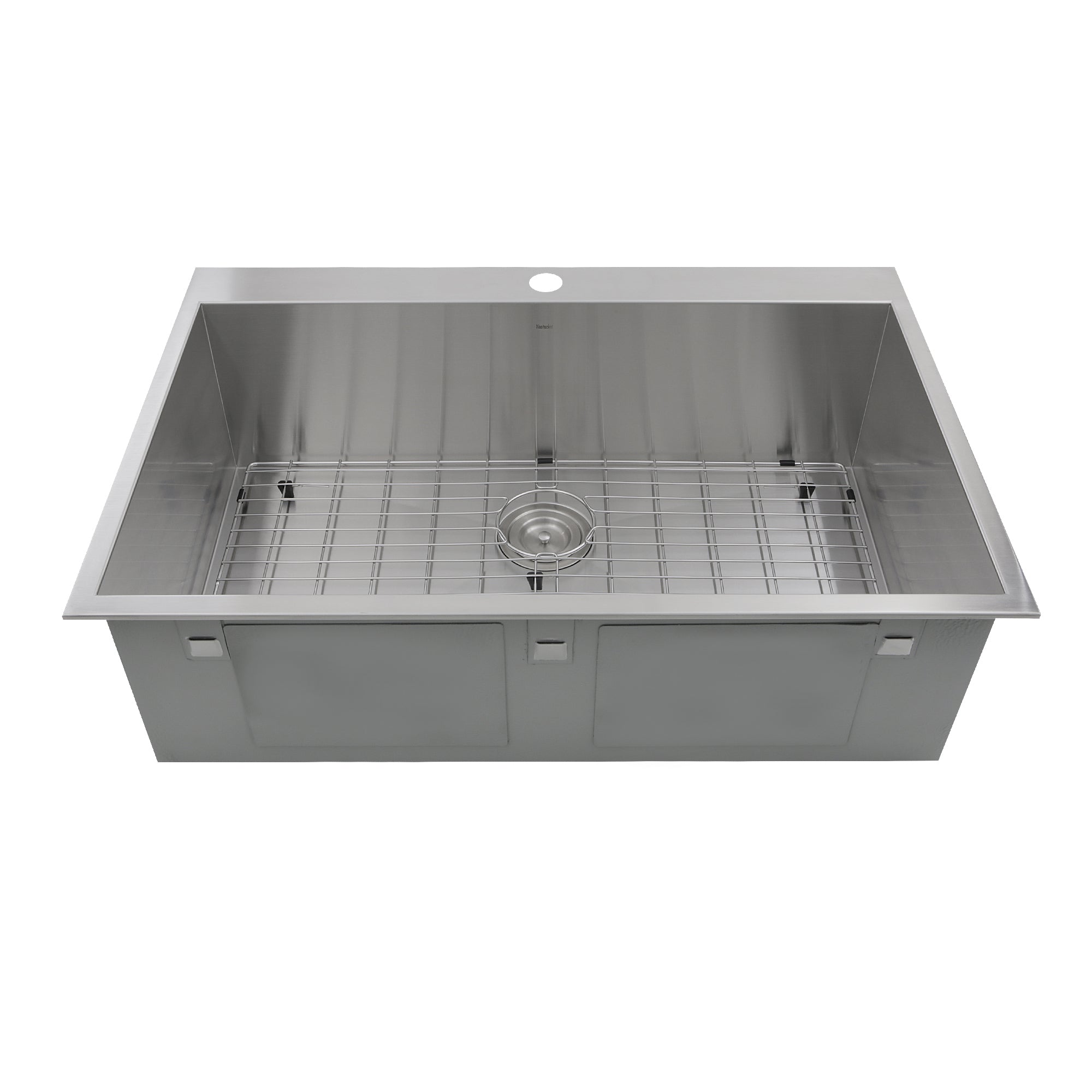 Alternate Image for Nantucket Sinks Pro Series 33" Stainless Steel Kitchen Sink, 16 Gauge, ZR3322-S-16