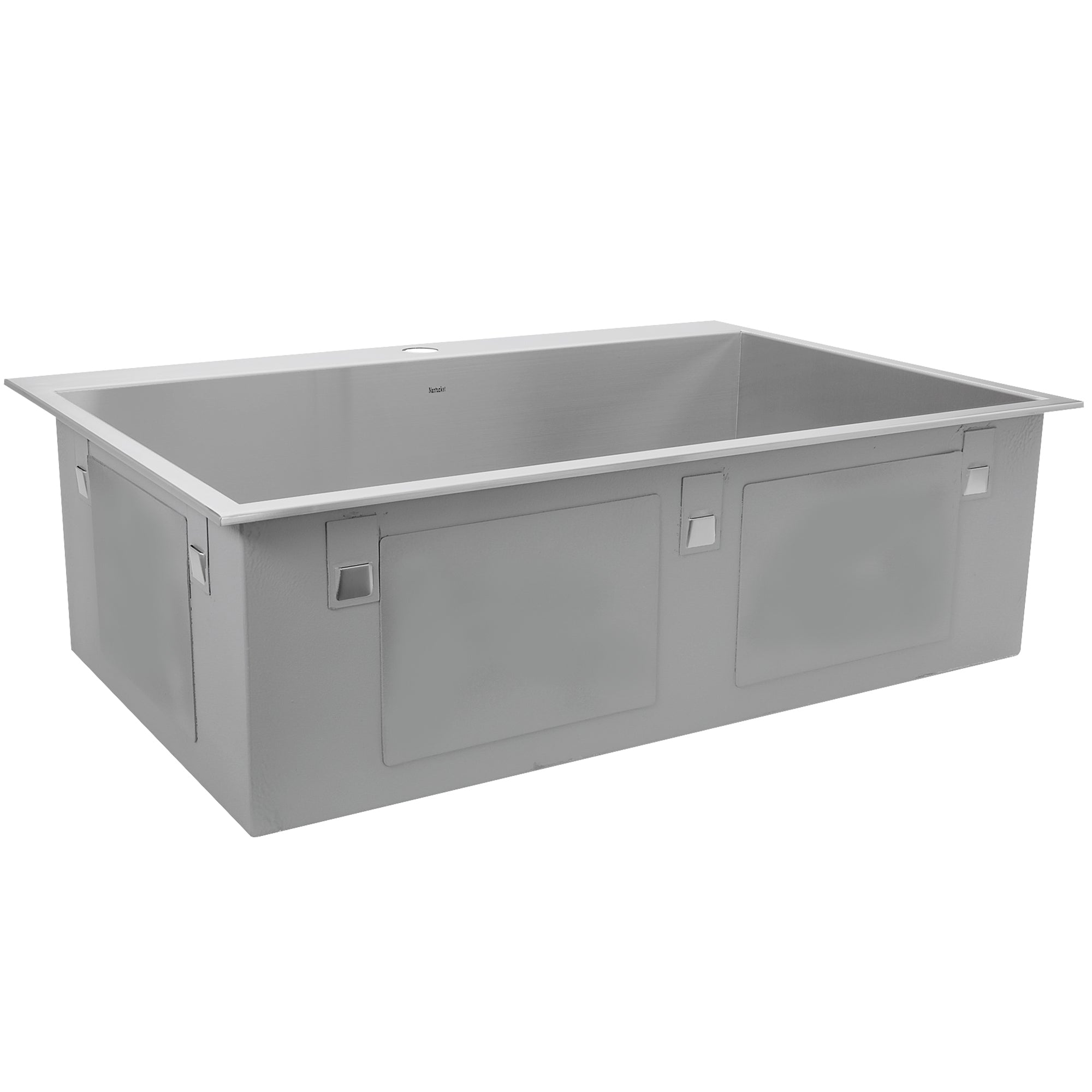 Alternate Image for Nantucket Sinks Pro Series 33" Stainless Steel Kitchen Sink, 16 Gauge, ZR3322-S-16