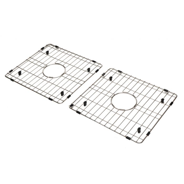 Alternate Image for ALFI brand ABGR33D Pair of Stainless Steel Grids for 50/50 AB3318DB