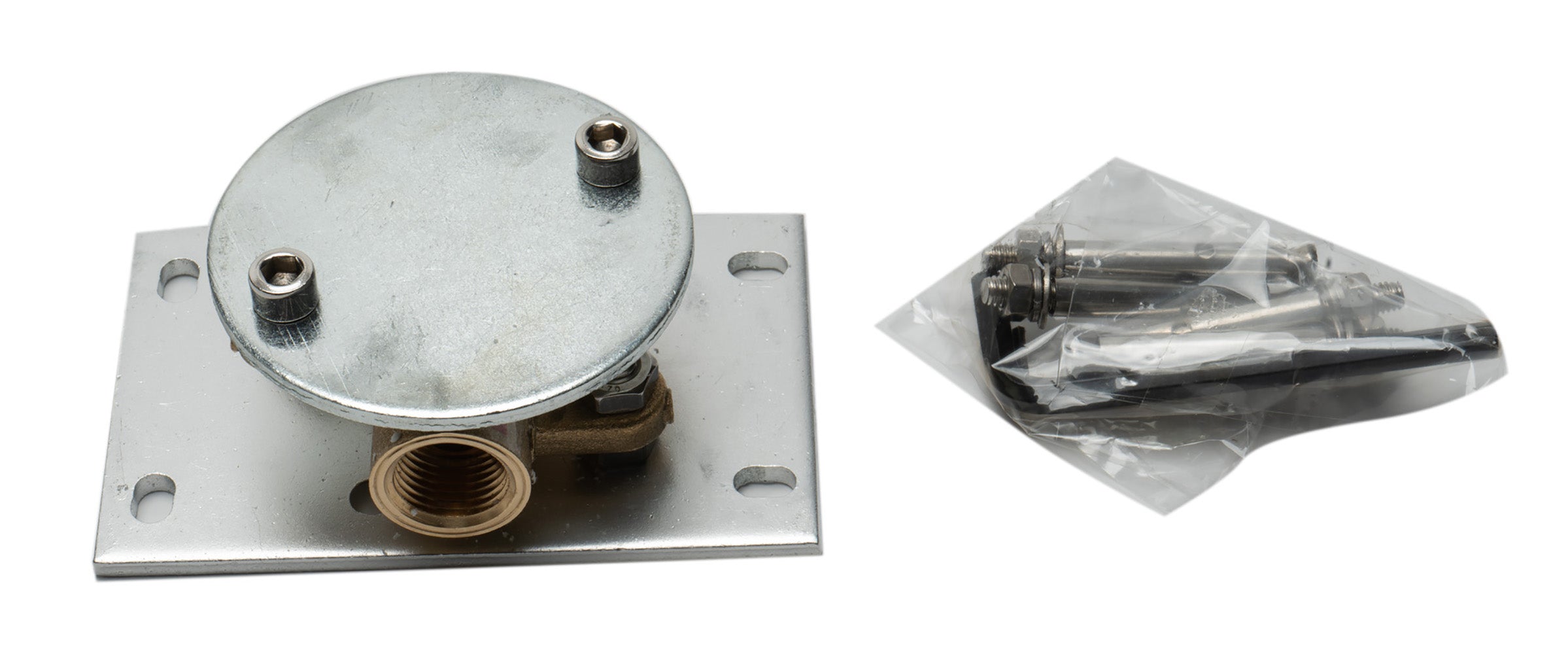 Alternate Image for ALFI brand AB2553-BN Brushed Nickel Free Standing Floor Mounted Bath Tub Filler