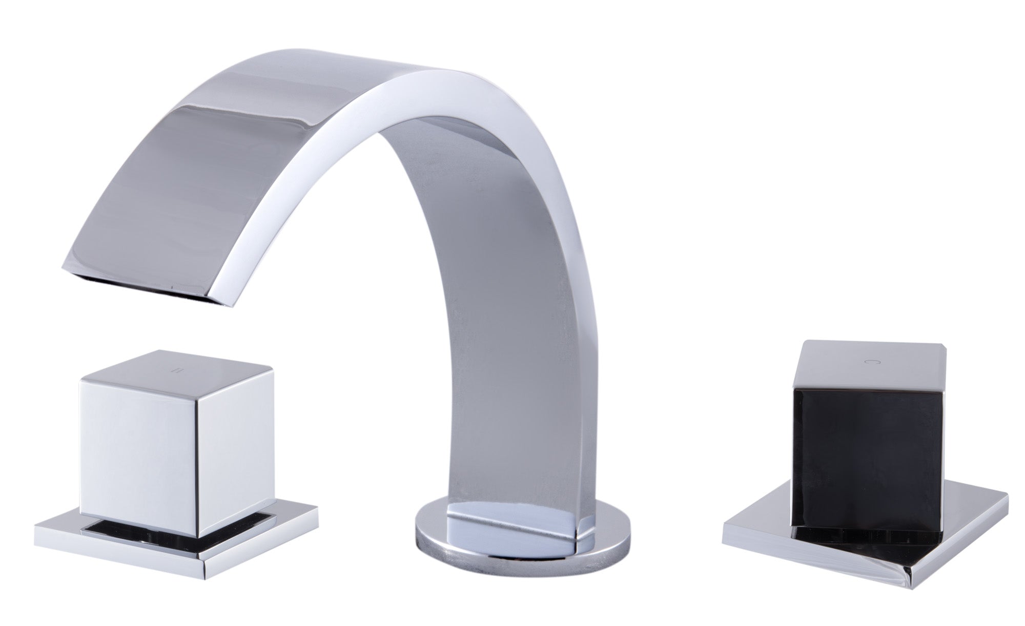 Alternate Image for ALFI Polished Chrome Modern Widespread Bathroom Faucet, AB1326-PC